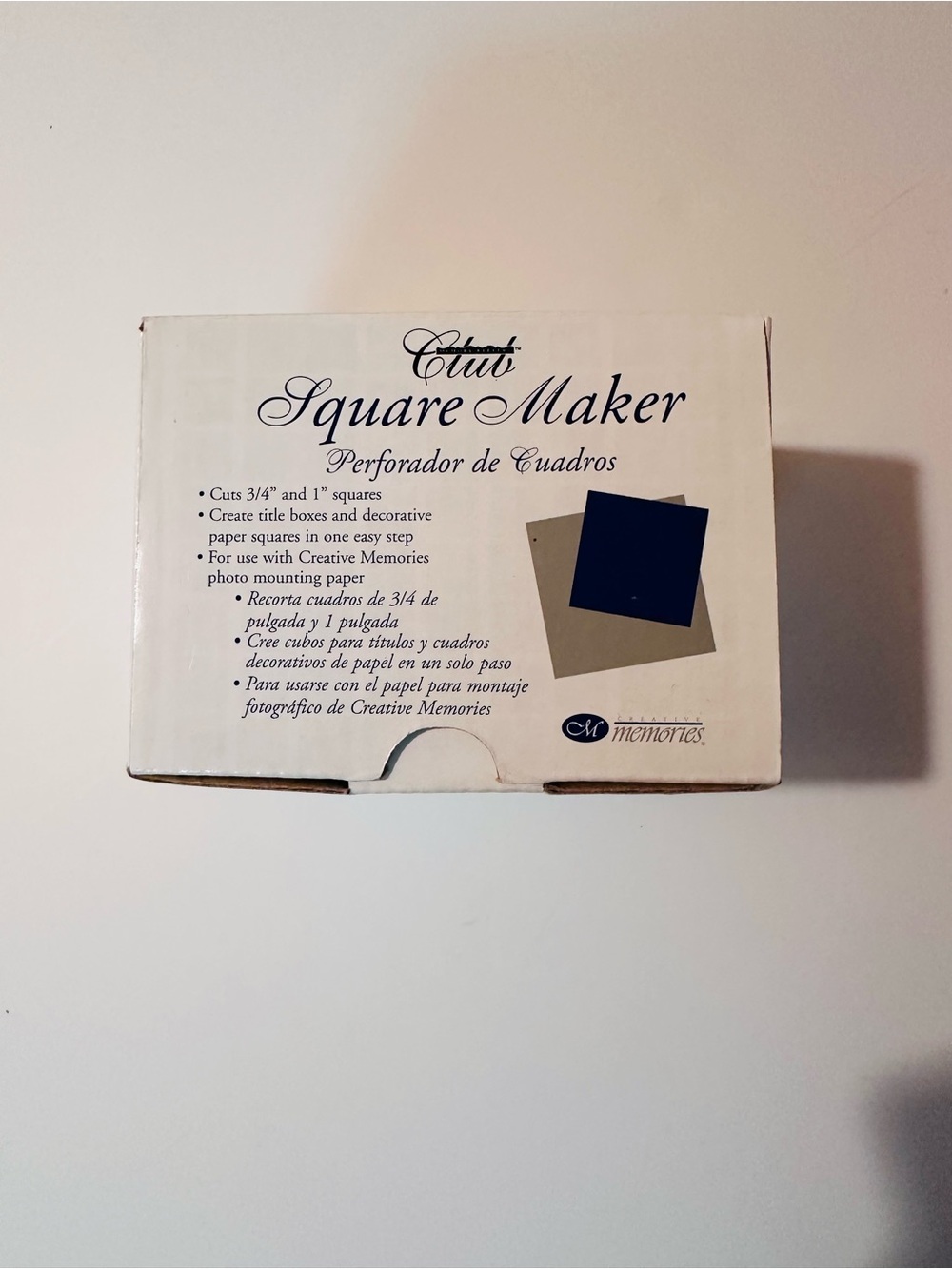 Creative Memories MINI SQUARE Maker Paper Punch